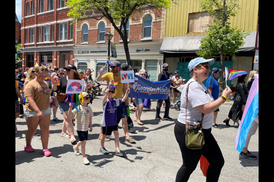 ‘Love is louder’: Lake Country Pride March both a celebration and a demonstration